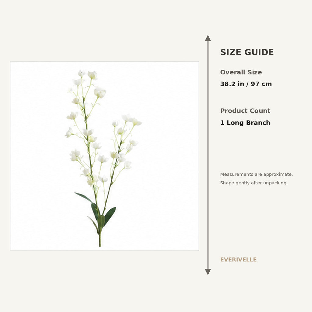 EVERIVELLE 38.2-Inch Artificial Bellflower Branch