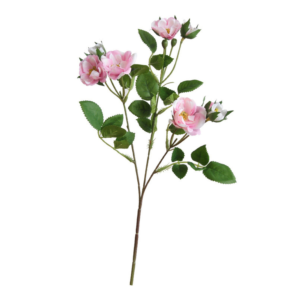 EVERIVELLE Multi-Bloom Artificial Spray Rose Stem
