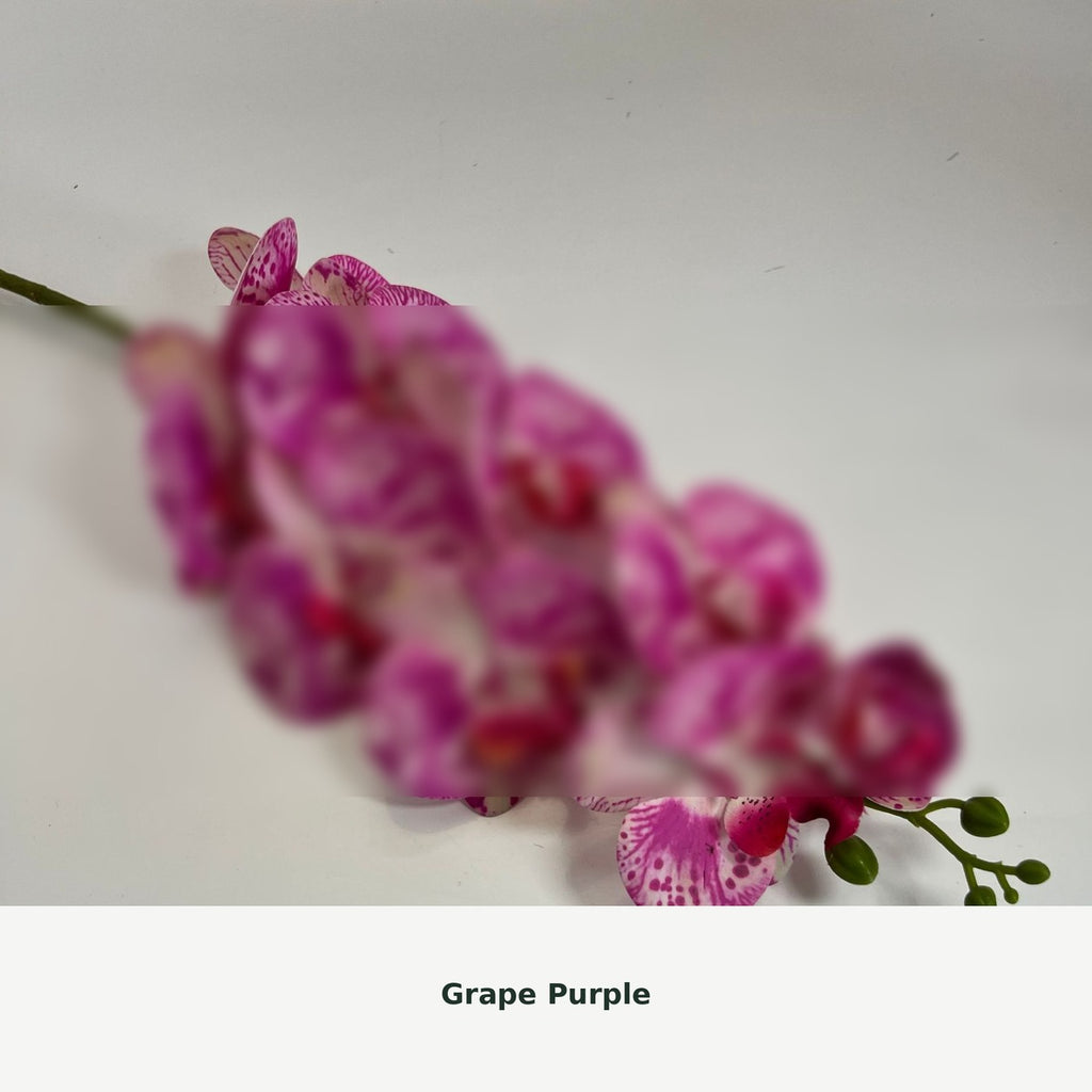 EVERIVELLE Nine-Head Artificial Phalaenopsis Orchid Stem