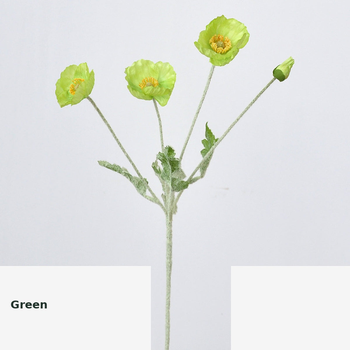 EVERIVELLE Artificial Poppy Flower Stem