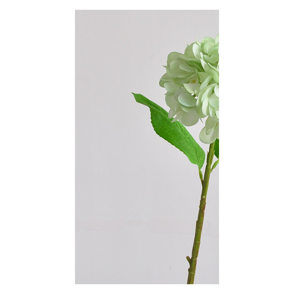 EVERIVELLE 18.9-Inch Single-Head Moist-Touch Artificial Hydrangea Stem
