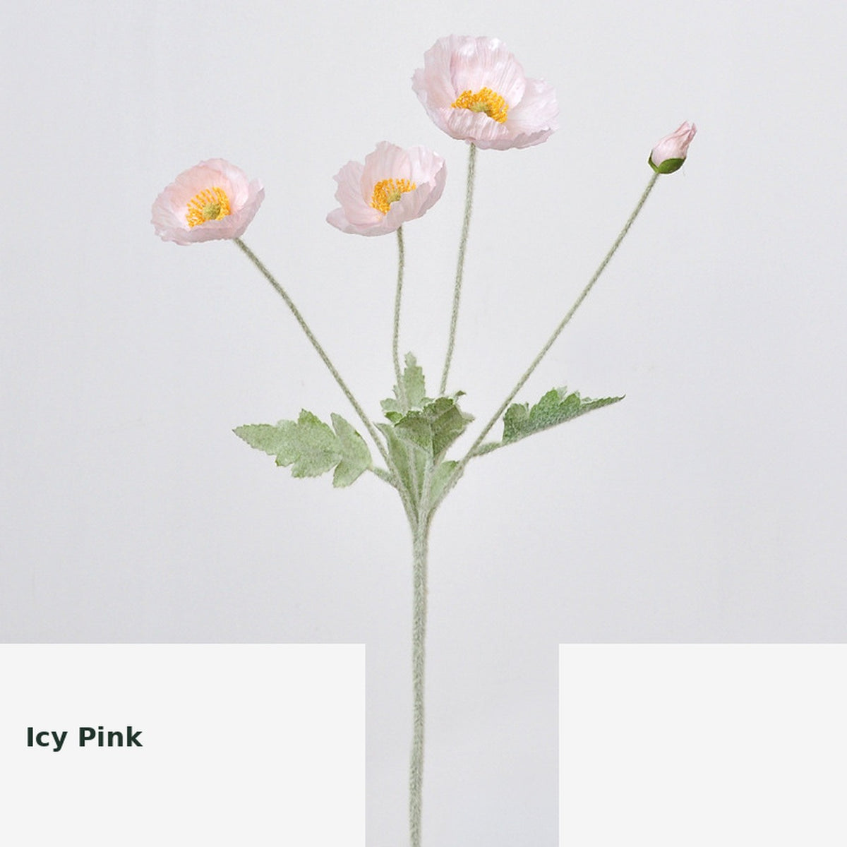 EVERIVELLE Artificial Poppy Flower Stem