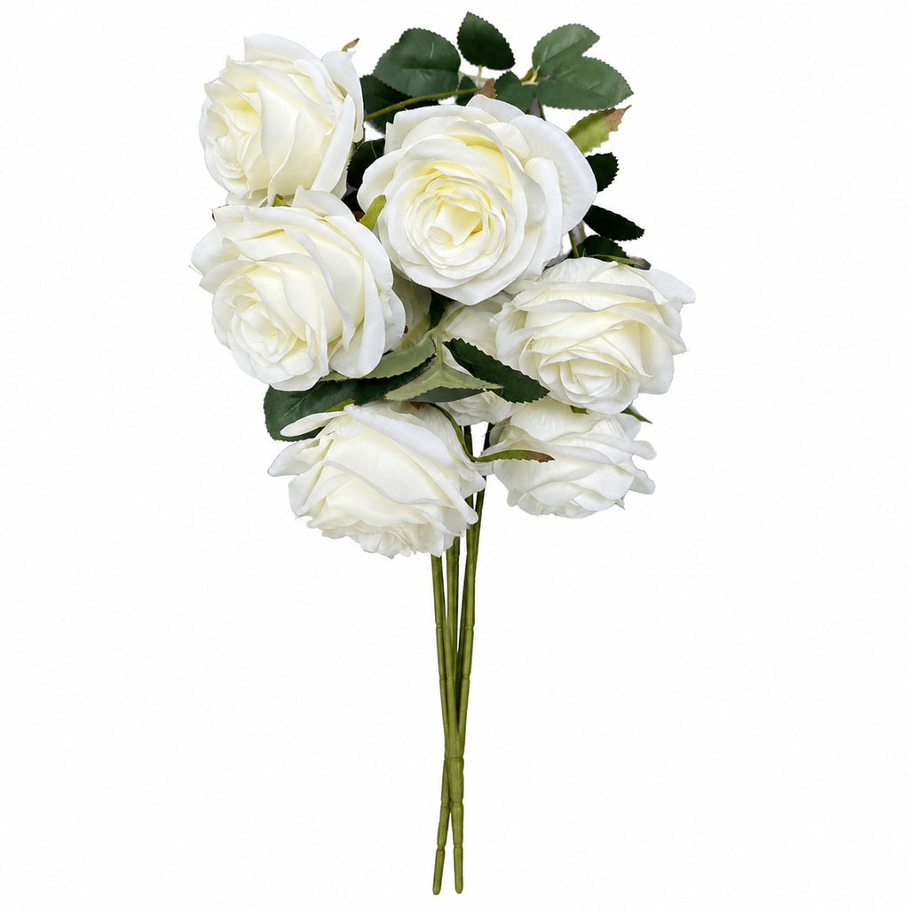 EVERIVELLE Multi-Head Artificial Rose Stem
