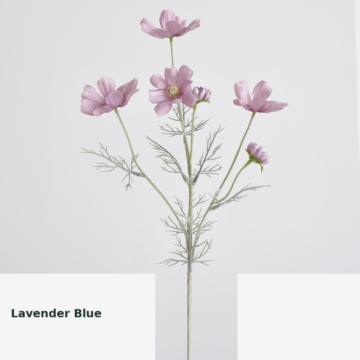EVERIVELLE Six-Head Flocked Artificial Cosmos Spray