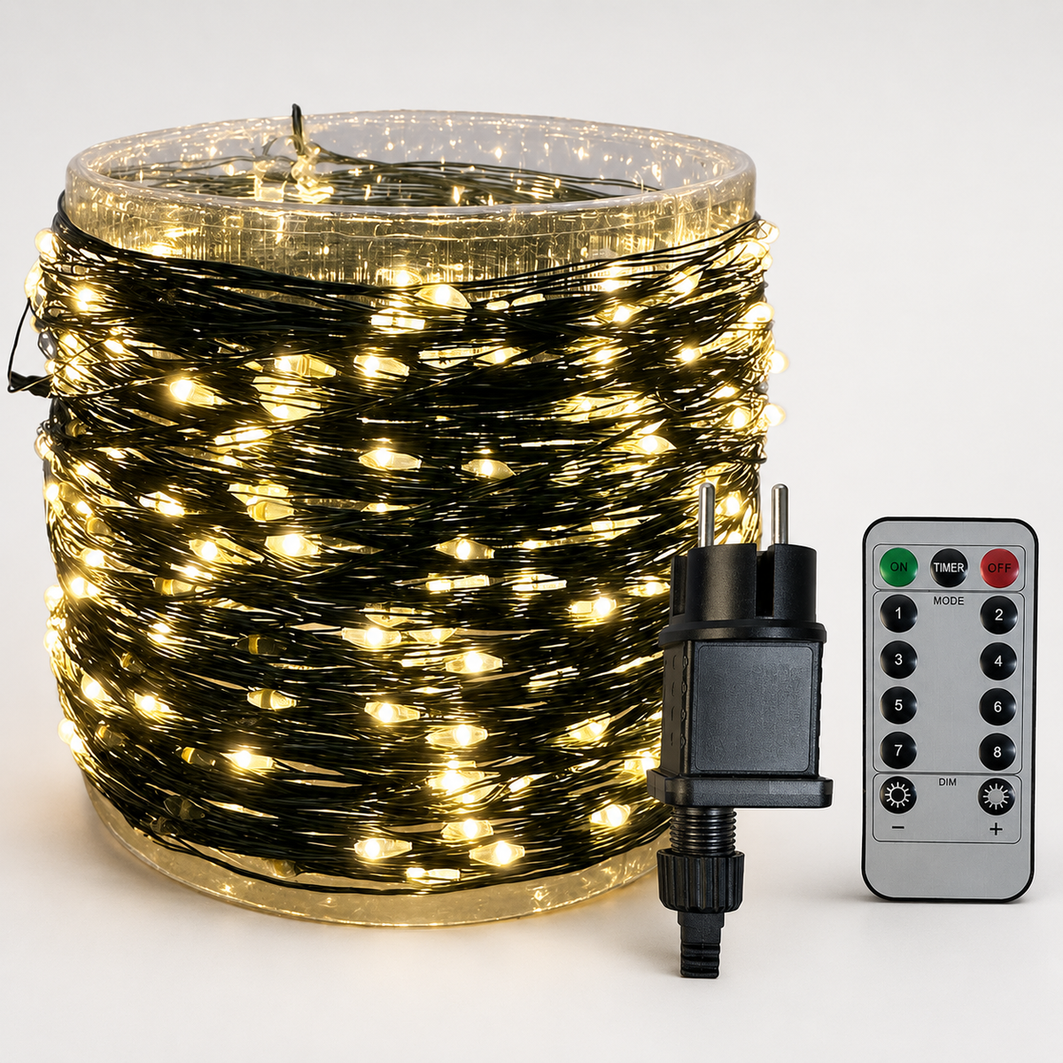 LED christmas string lights warm white