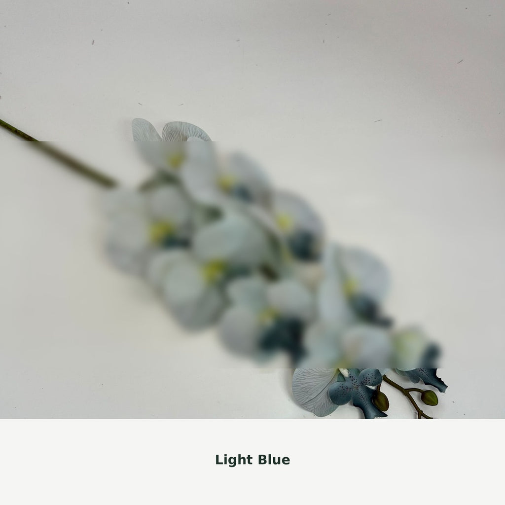 EVERIVELLE Nine-Head Artificial Phalaenopsis Orchid Stem