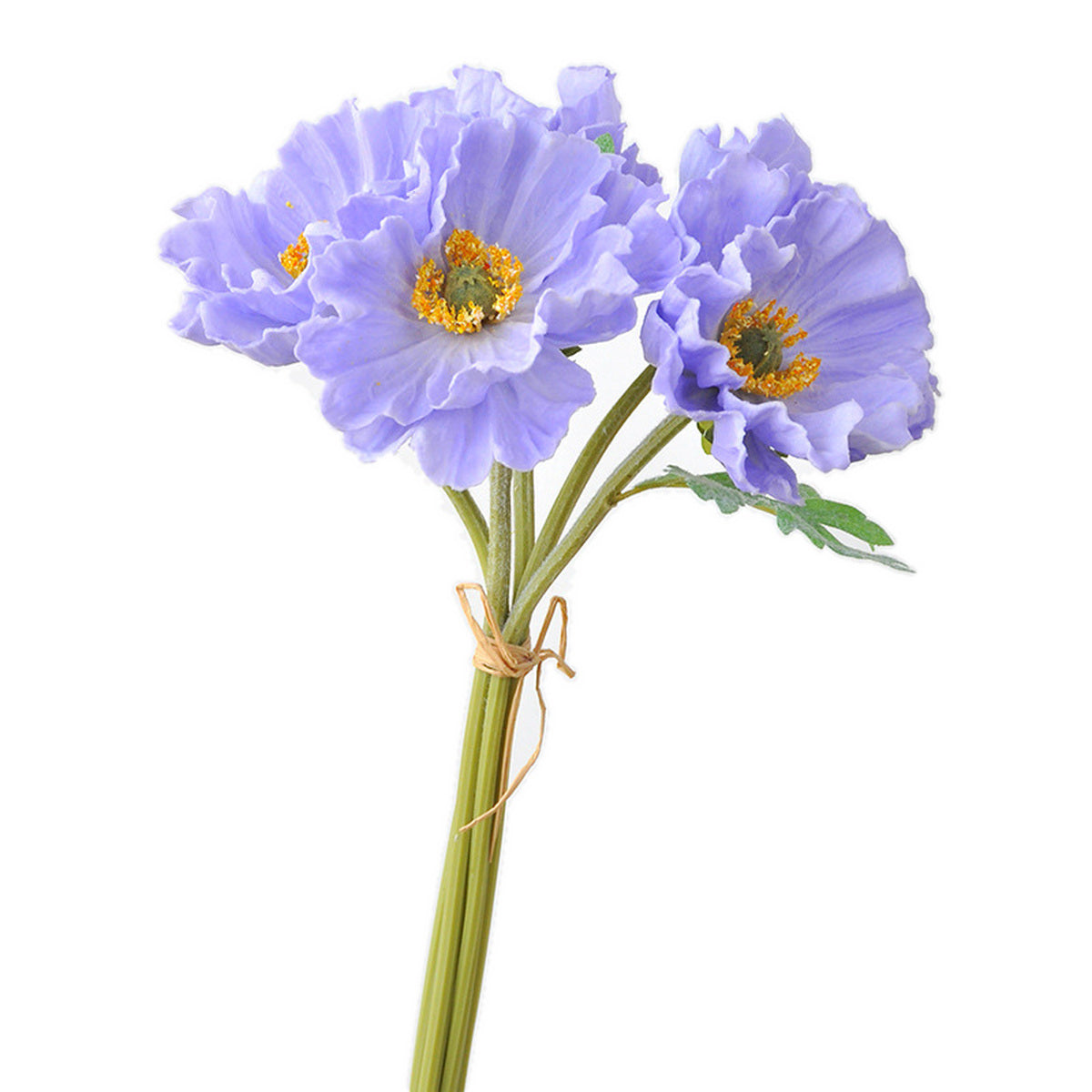 EVERIVELLE Five-Stem Artificial Poppy Bouquet