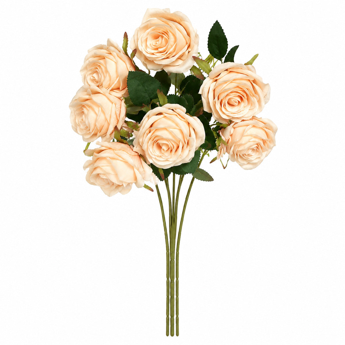 EVERIVELLE Multi-Head Artificial Rose Stem