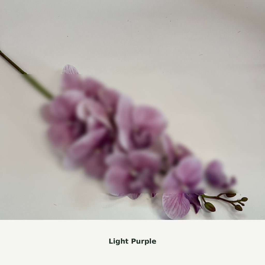 EVERIVELLE Nine-Head Artificial Phalaenopsis Orchid Stem