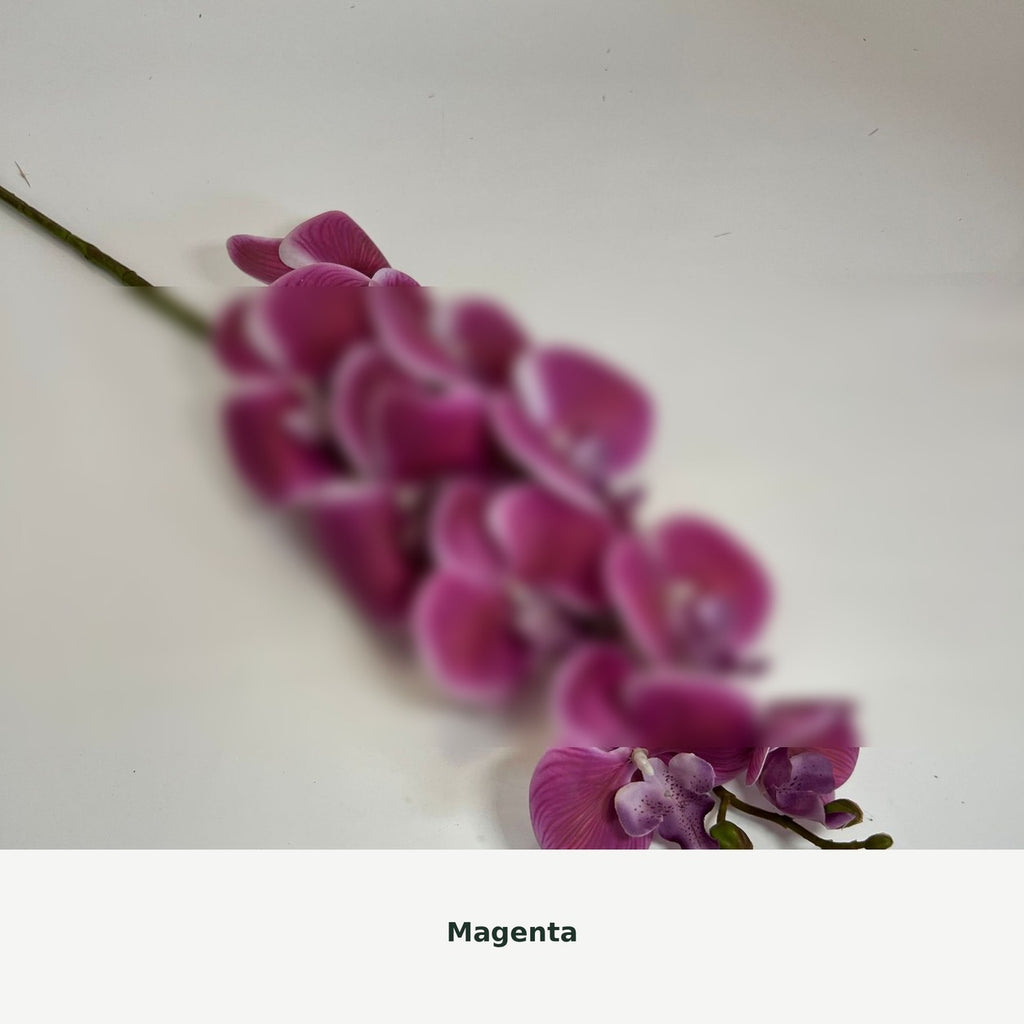 EVERIVELLE Nine-Head Artificial Phalaenopsis Orchid Stem