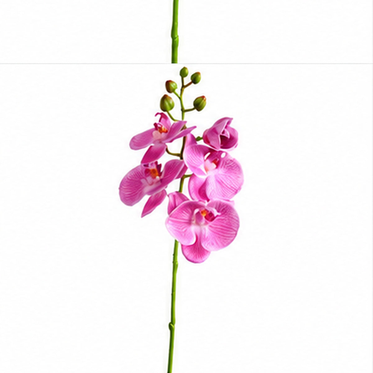 EVERIVELLE 19.7-Inch Mini Soft-Touch Artificial Phalaenopsis Orchid Stem