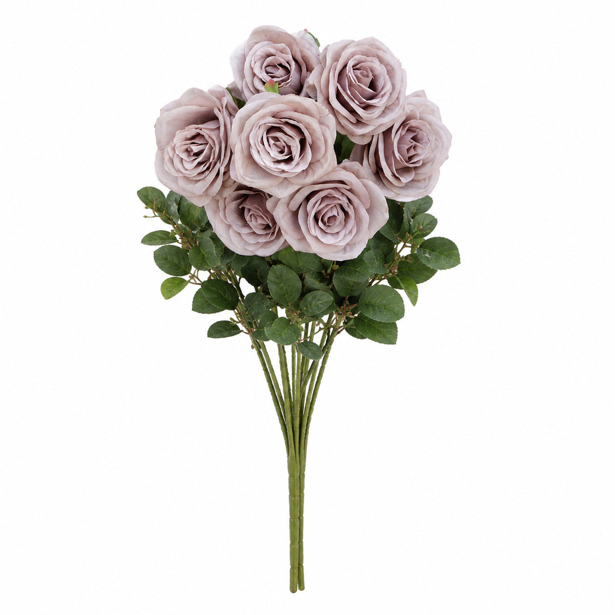 EVERIVELLE 17.3-Inch Seven-Head Artificial Rose Bouquet