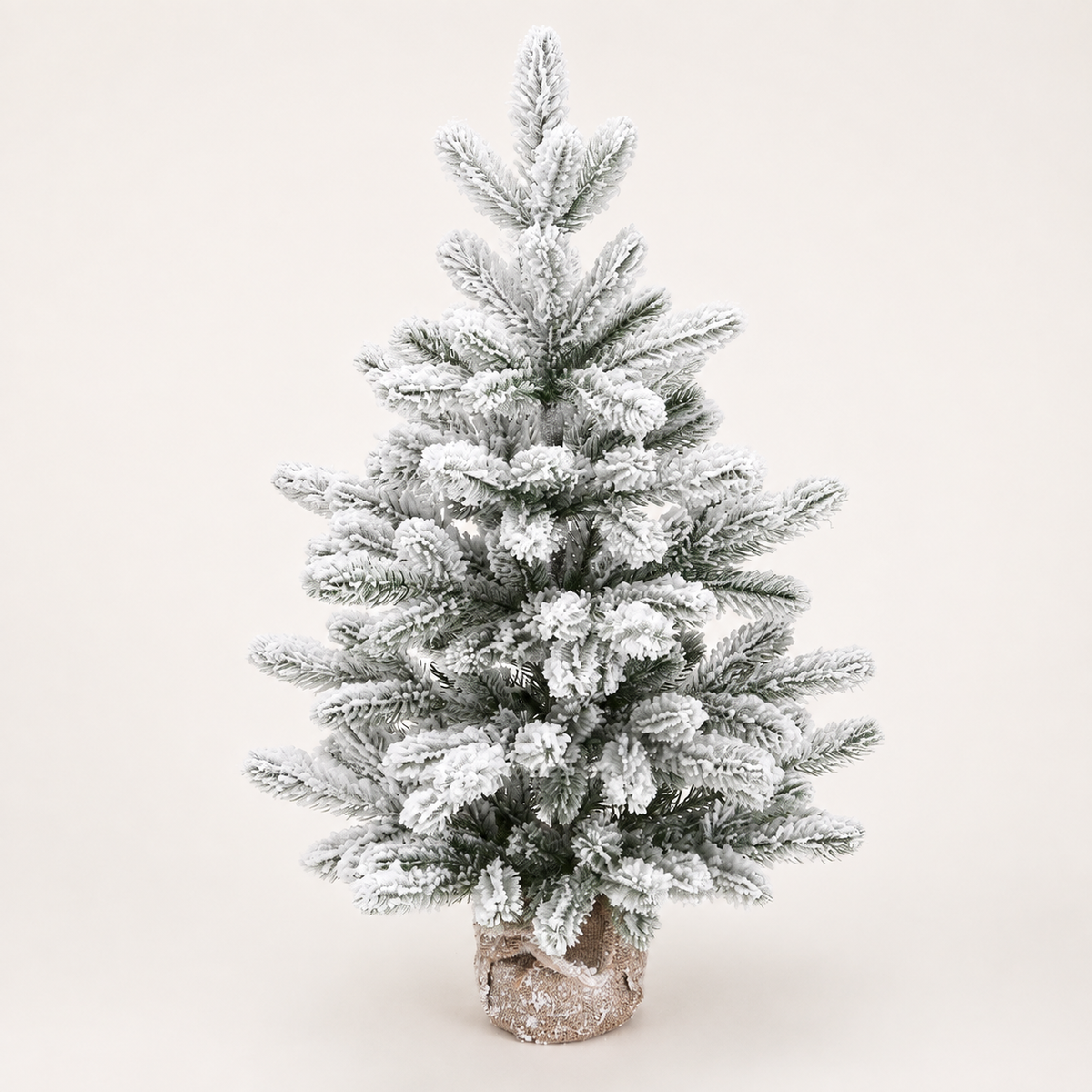 Mini christmas tree flocked studio