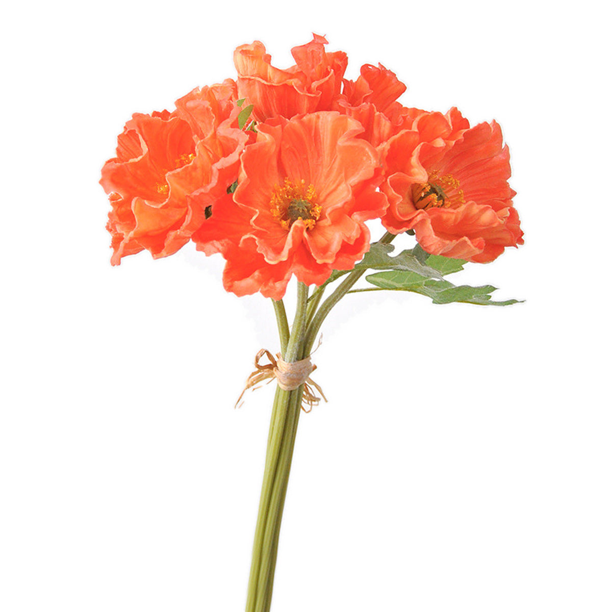EVERIVELLE Five-Stem Artificial Poppy Bouquet