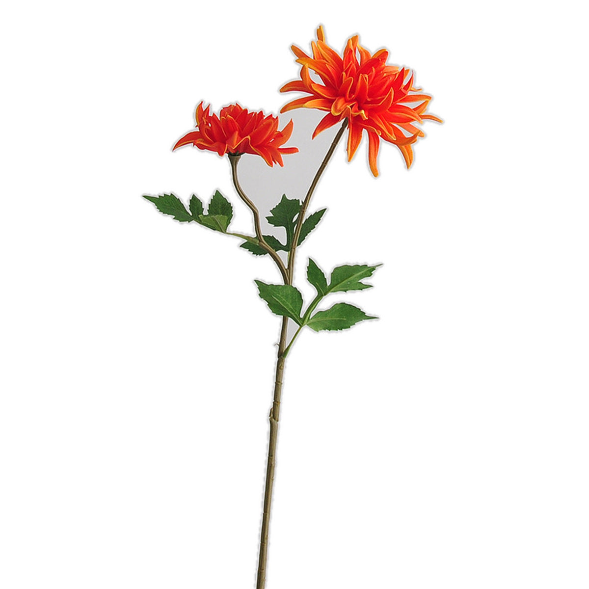 EVERIVELLE 27.6-Inch Two-Head Real-Touch Artificial Dahlia Stem