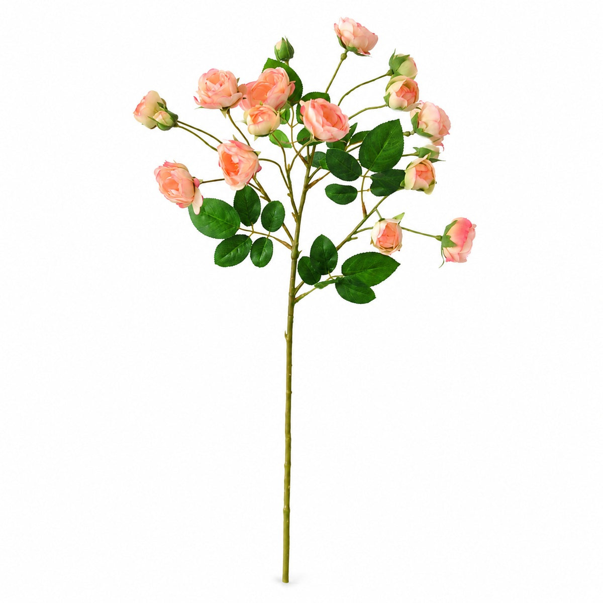 EVERIVELLE 17-Head Artificial Spray Rose Stem