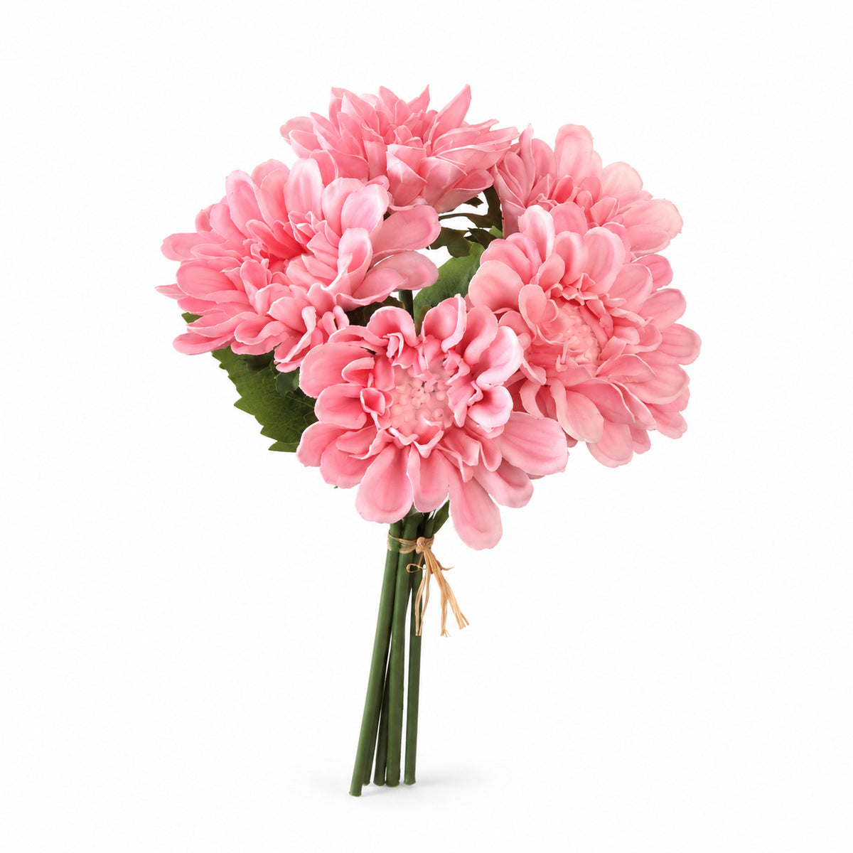 Pink 50-Inch Artificial Pagoda Tree Blossom Branch on a pure white background