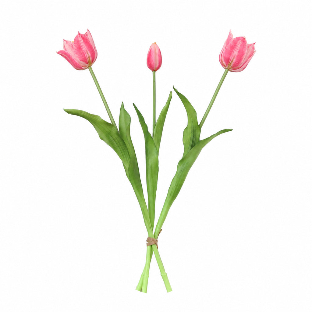 EVERIVELLE Three-Stem Soft-Touch Artificial Tulip Bouquet