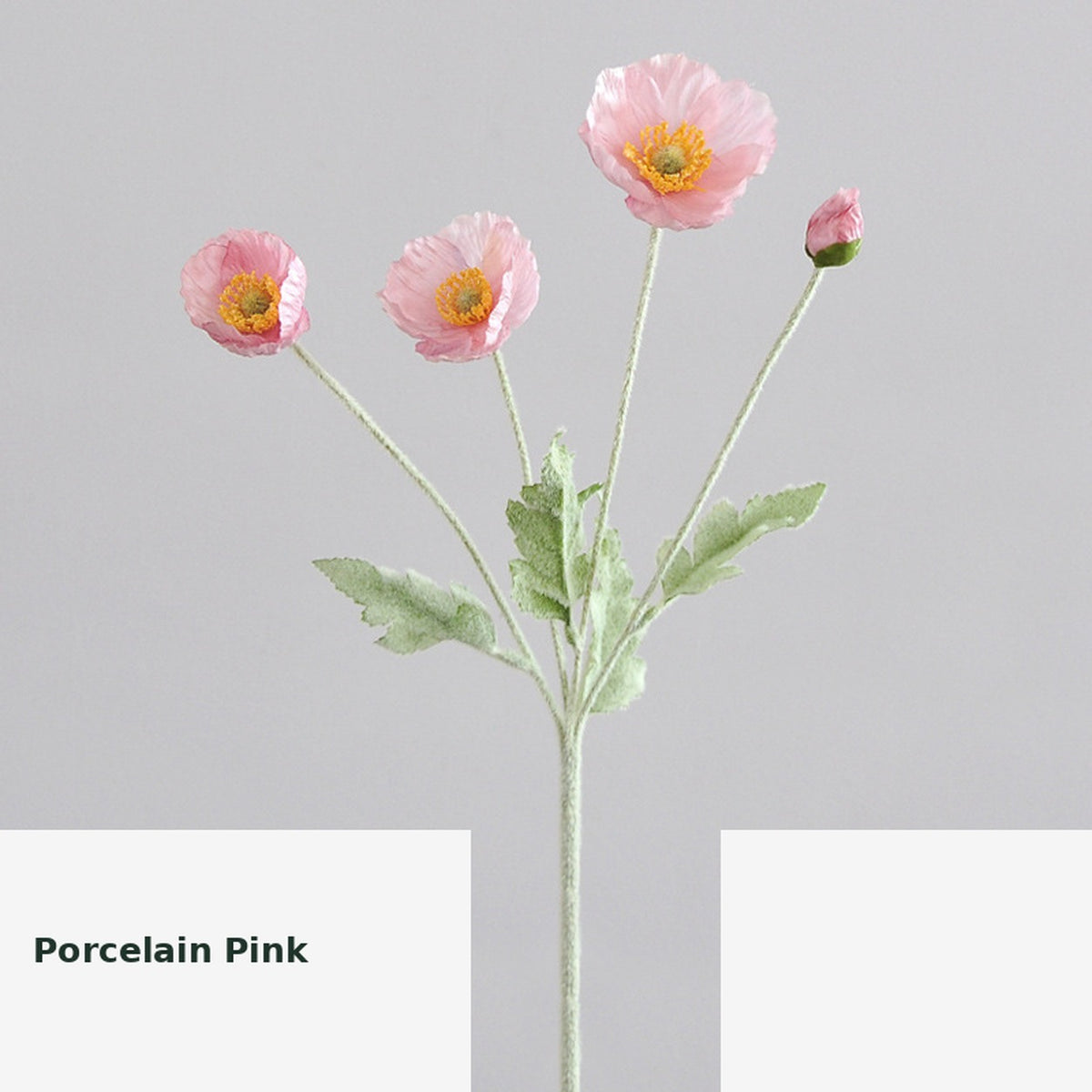 EVERIVELLE Artificial Poppy Flower Stem
