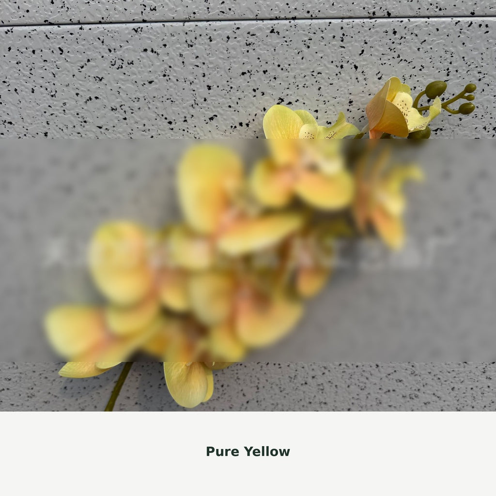 EVERIVELLE Nine-Head Artificial Phalaenopsis Orchid Stem