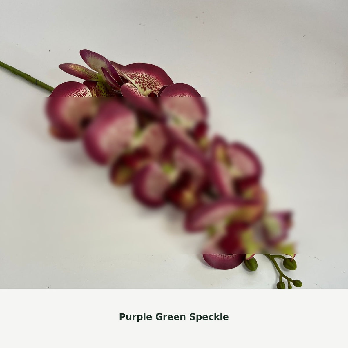EVERIVELLE Nine-Head Artificial Phalaenopsis Orchid Stem
