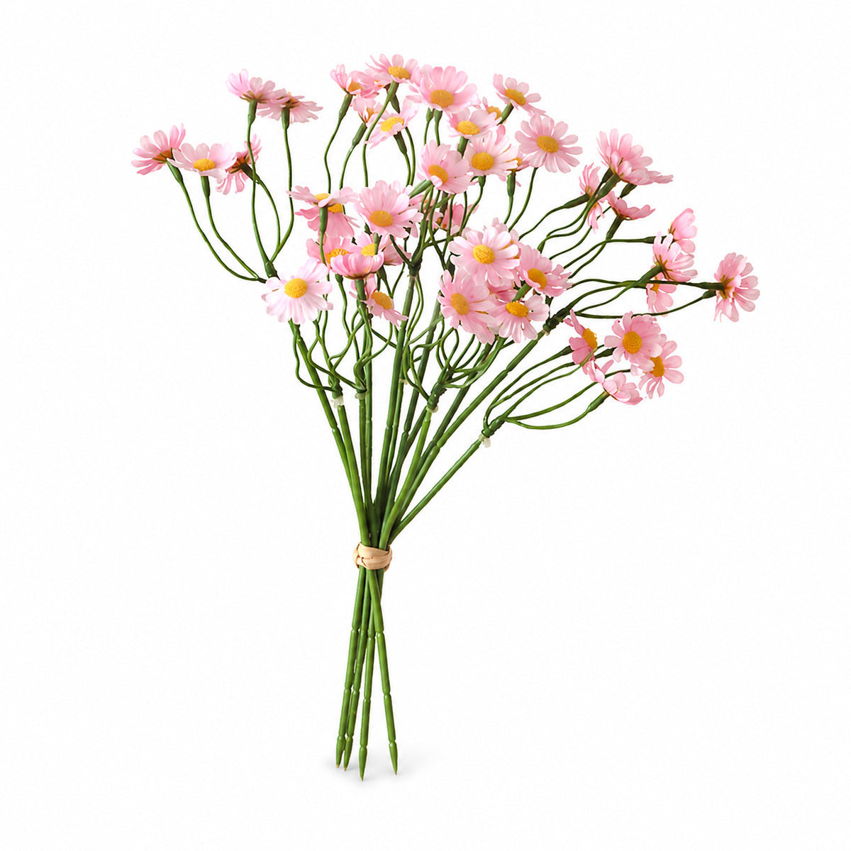 Purple 50-Inch Artificial Pagoda Tree Blossom Branch on a pure white background