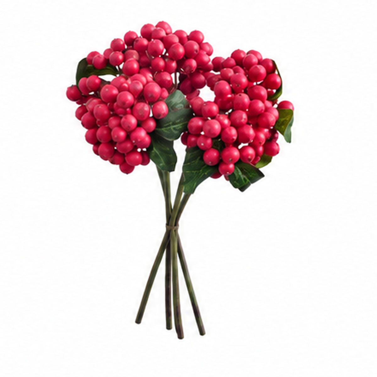 EVERIVELLE 11-Inch Five-Stem Artificial Berry Bouquet