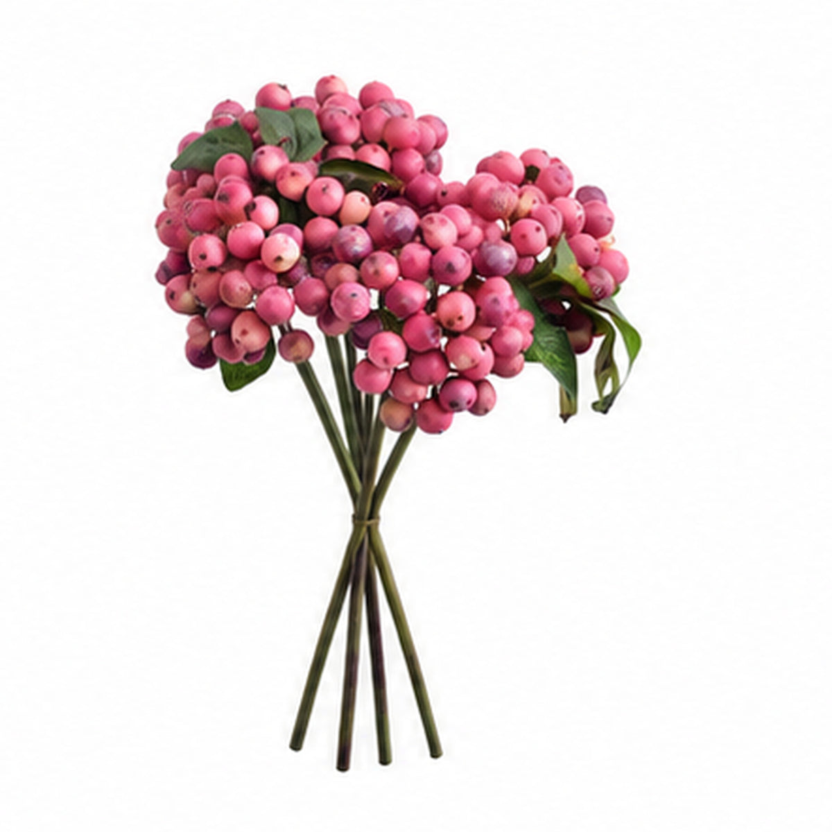 EVERIVELLE 11-Inch Five-Stem Artificial Berry Bouquet