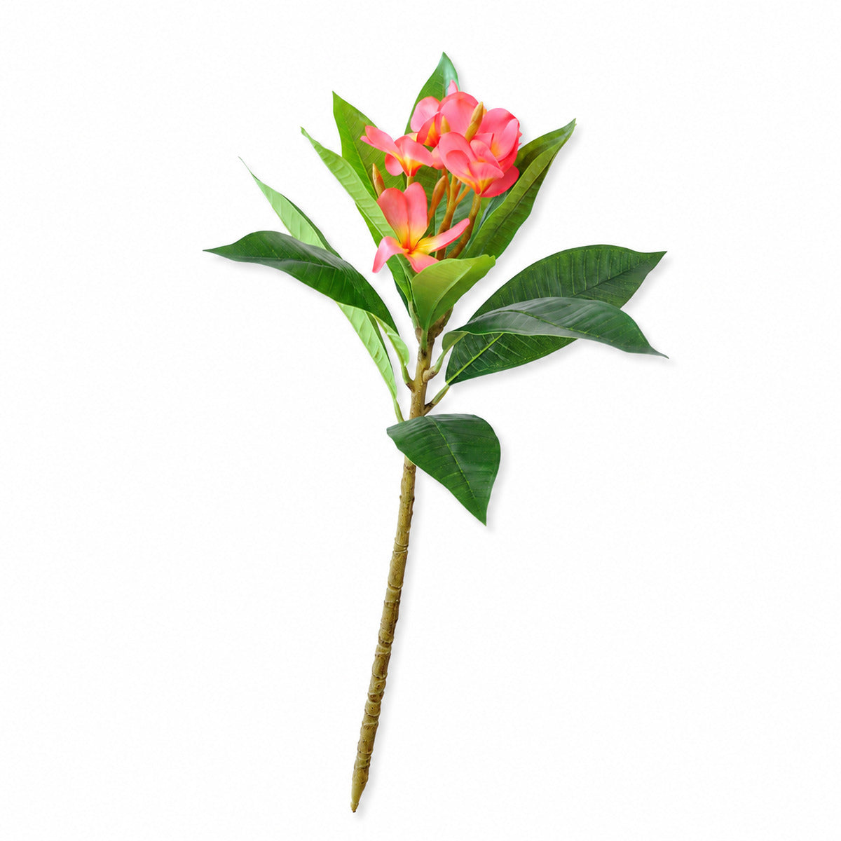 EVERIVELLE 24.4-Inch Artificial Plumeria Flower Branch