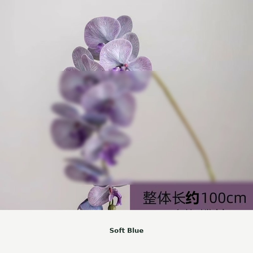 EVERIVELLE Nine-Head Artificial Phalaenopsis Orchid Stem