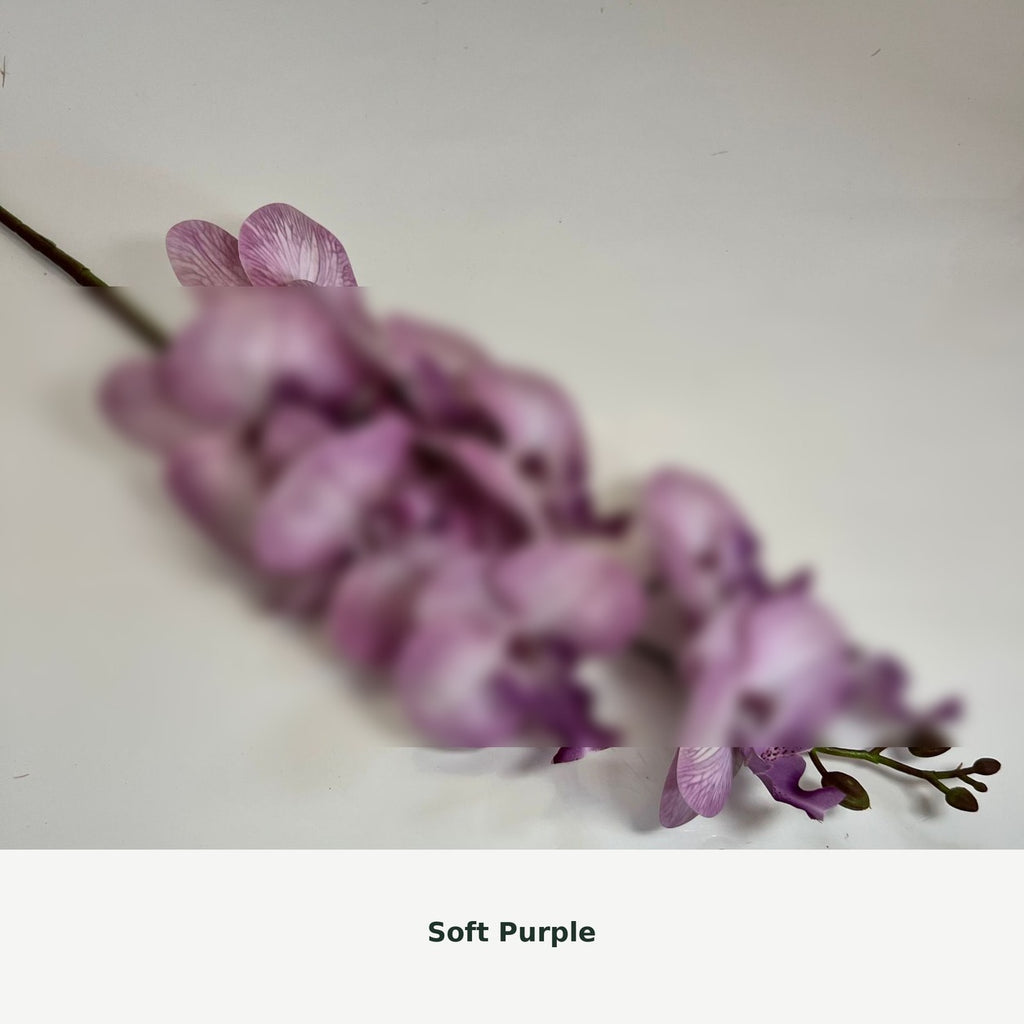 EVERIVELLE Nine-Head Artificial Phalaenopsis Orchid Stem