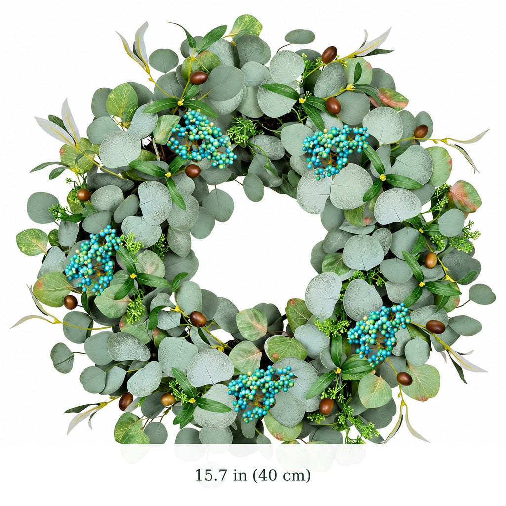 Blue Berry & Hydrangea Spring Wreath Collection