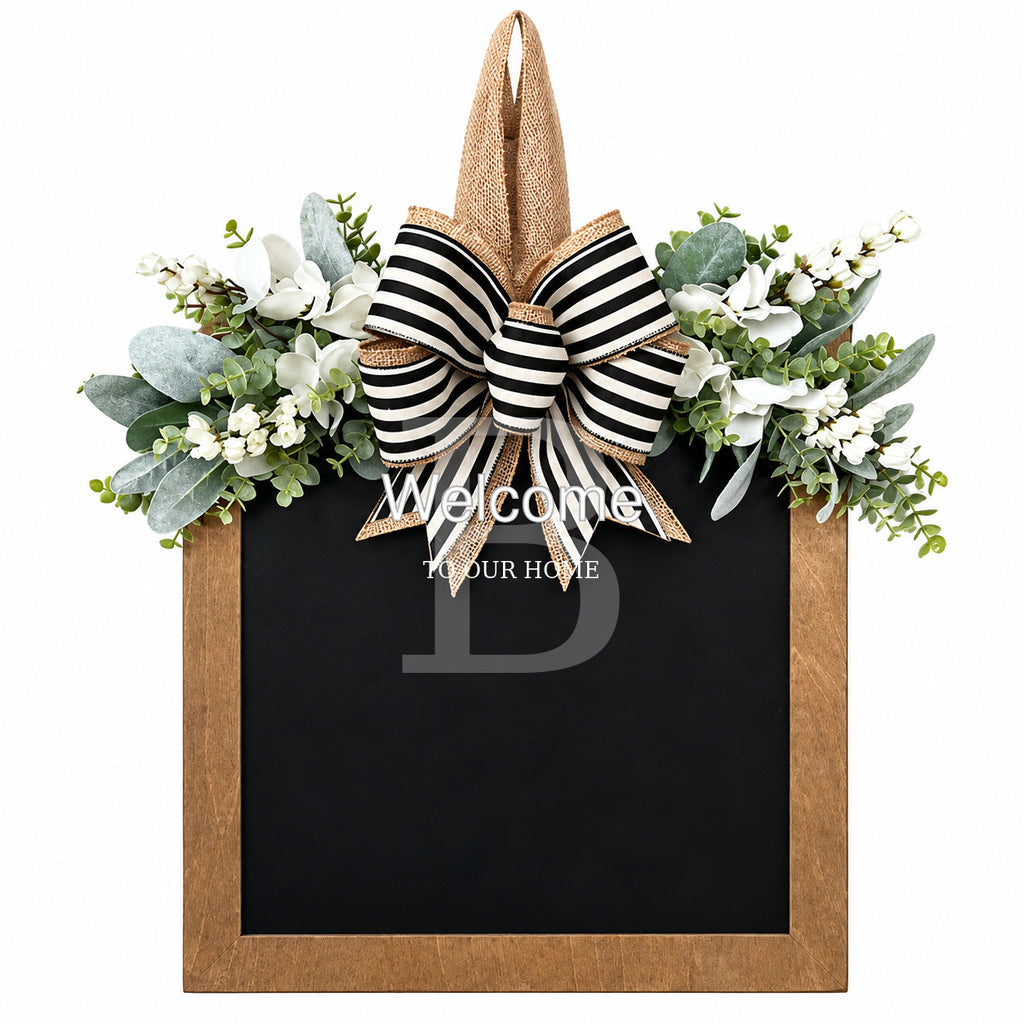 Personalized Monogram Wood Door Sign Collection