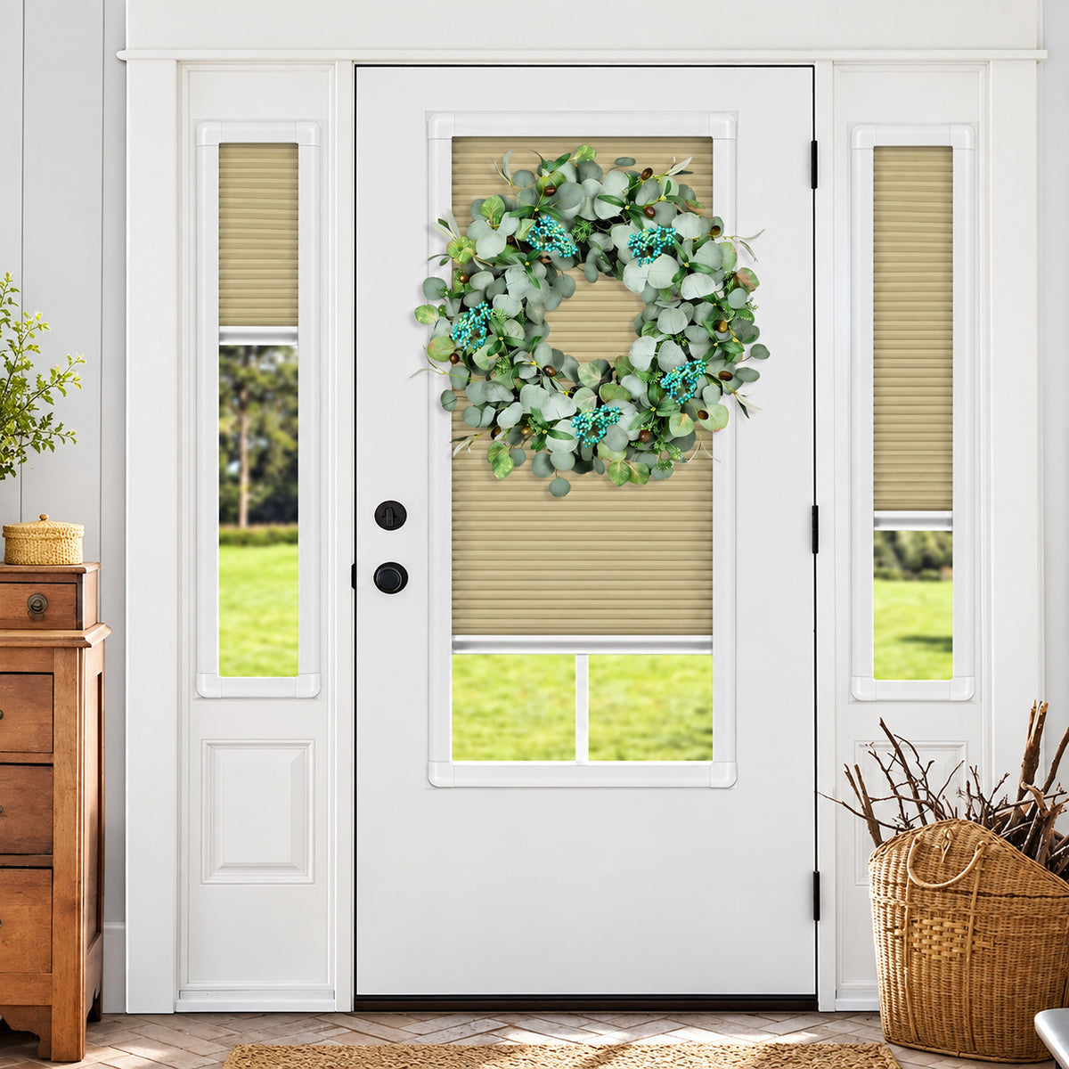 Blue Berry & Hydrangea Spring Wreath Collection