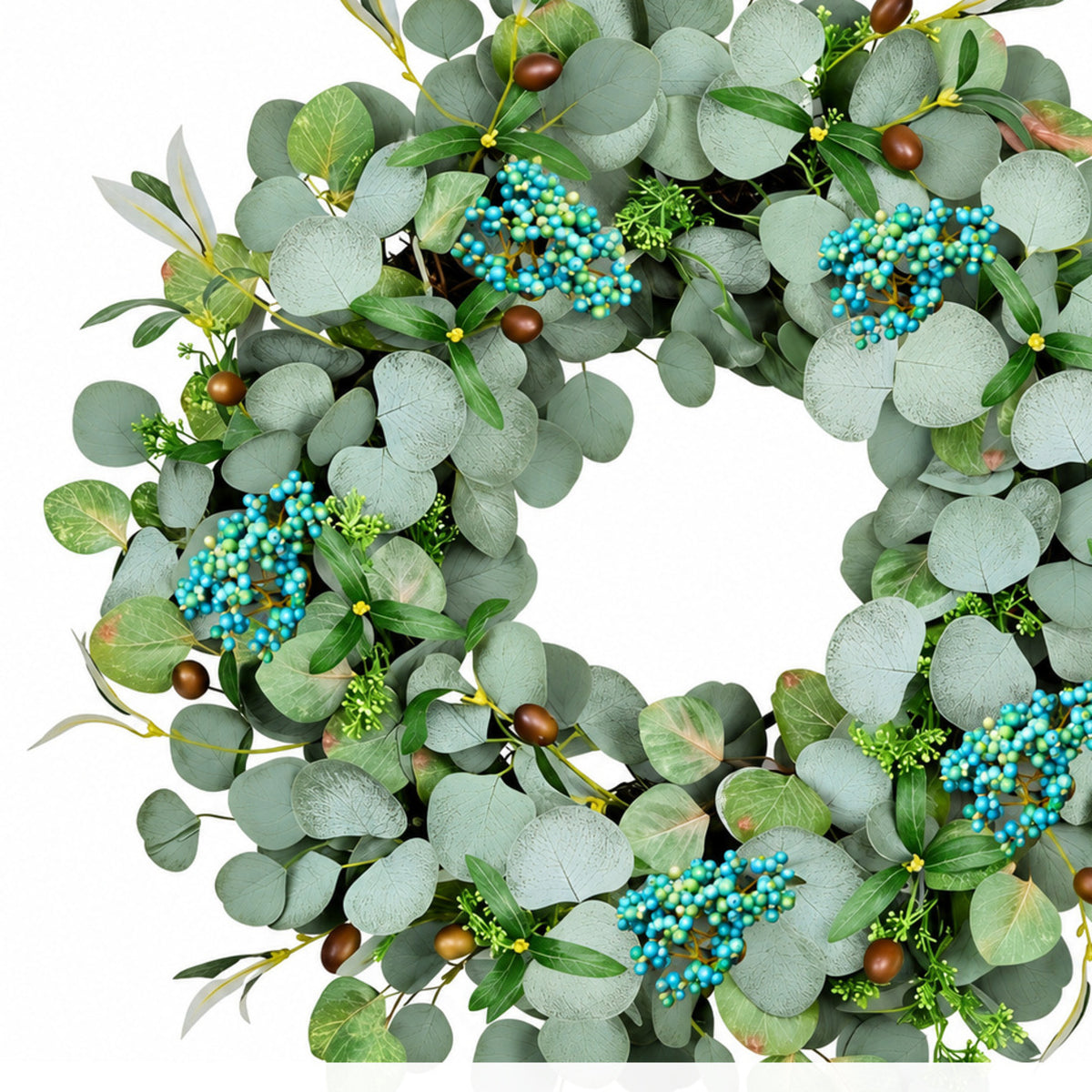 Blue Berry & Hydrangea Spring Wreath Collection
