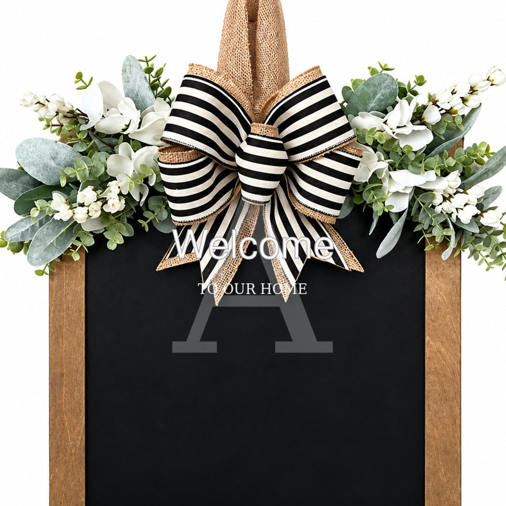 Personalized Monogram Wood Door Sign Collection