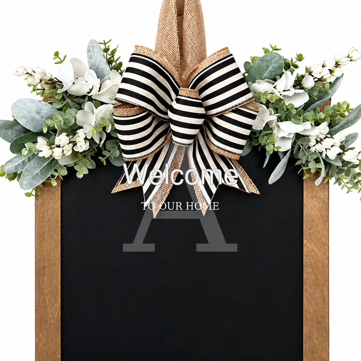 Personalized Monogram Wood Door Sign Collection