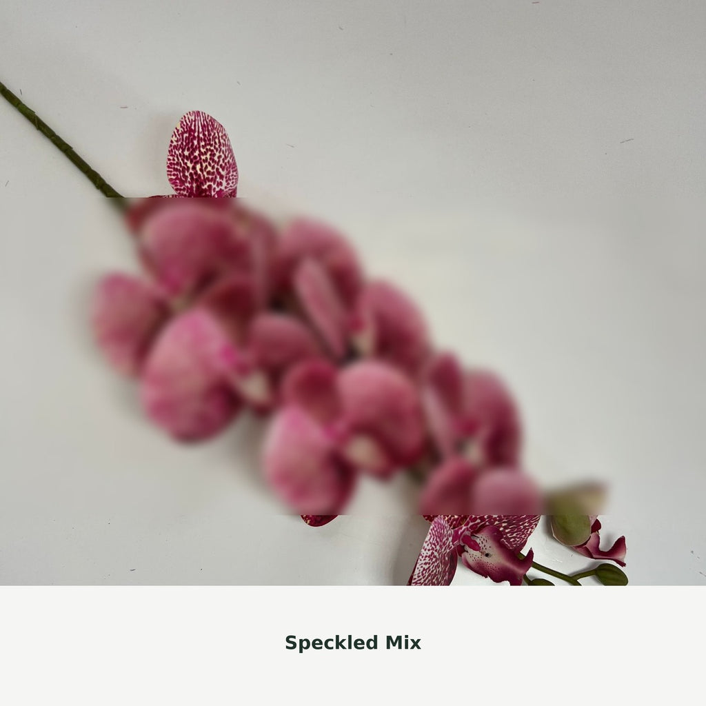 EVERIVELLE Nine-Head Artificial Phalaenopsis Orchid Stem