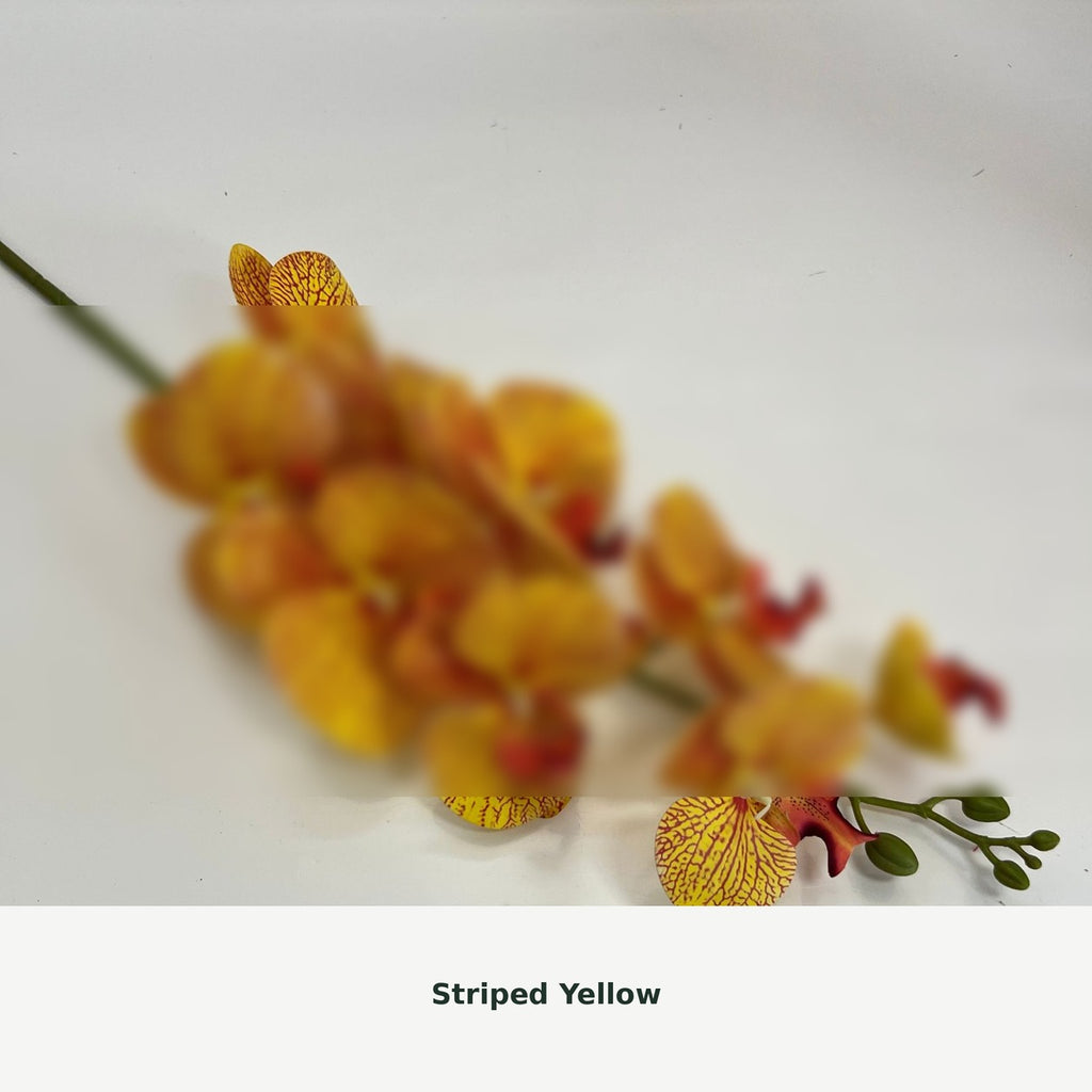 EVERIVELLE Nine-Head Artificial Phalaenopsis Orchid Stem