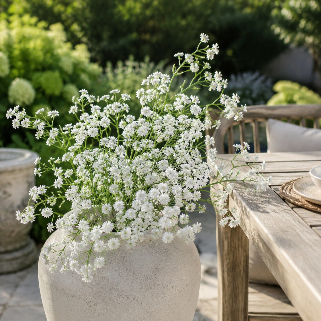 EVERIVELLE Four-Branch Artificial Baby's Breath Spray