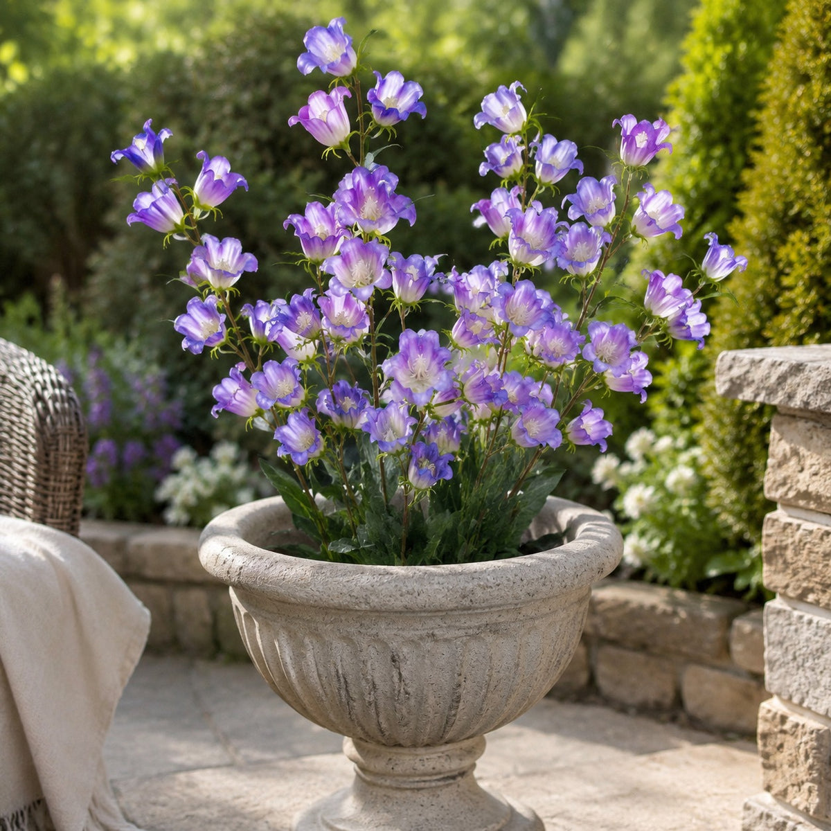 EVERIVELLE Long-Stem Artificial Bellflower Spray