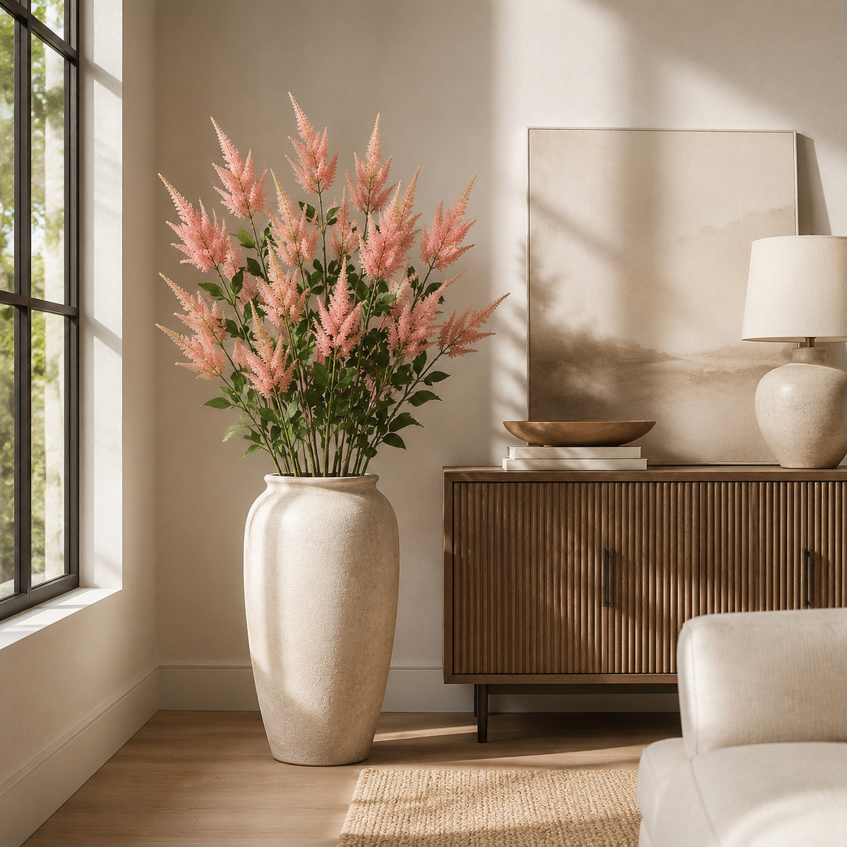EVERIVELLE Three-Plume Artificial Astilbe Stem