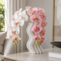 EVERIVELLE Nine-Head Artificial Phalaenopsis Orchid Stem