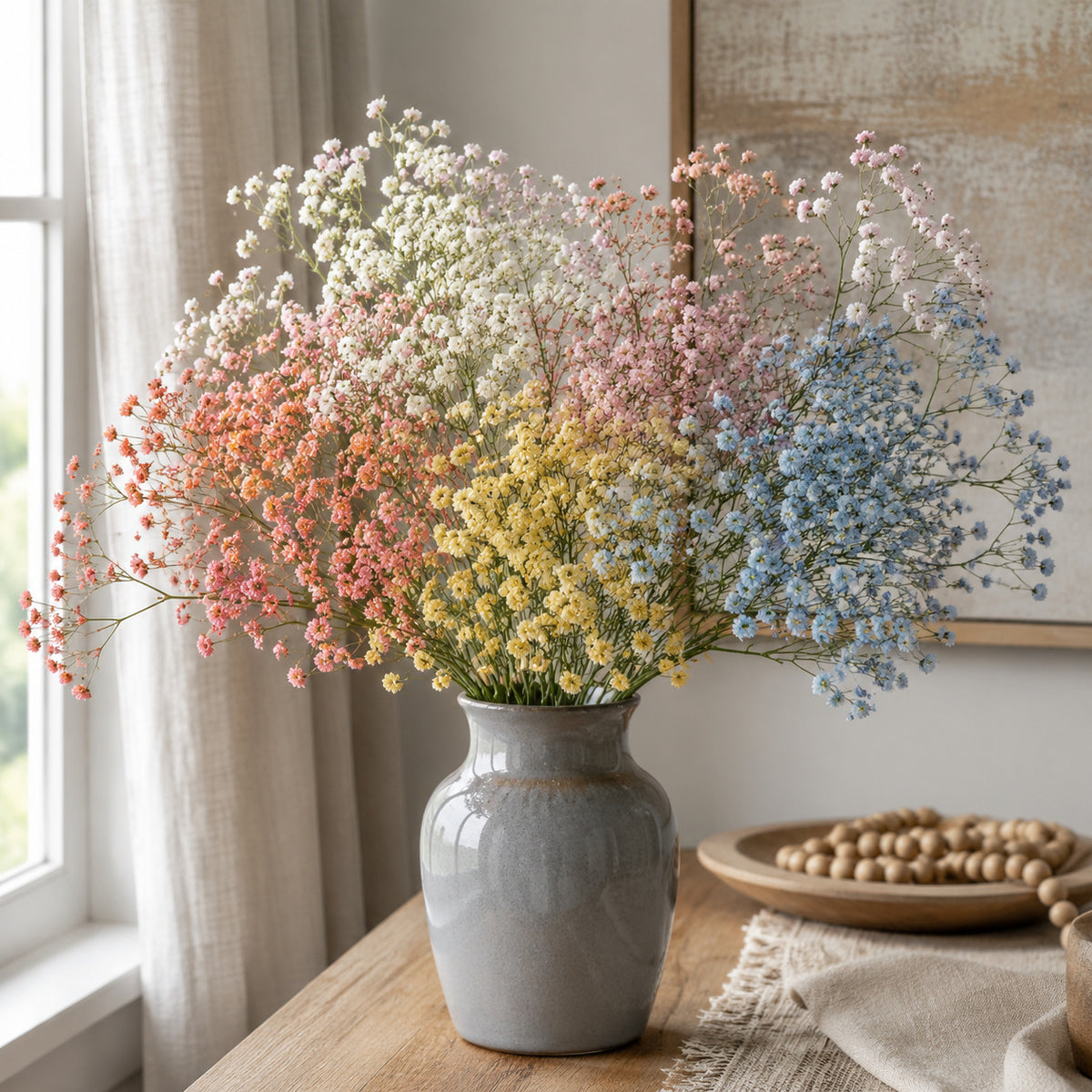 EVERIVELLE Artificial Baby's Breath Flower Spray