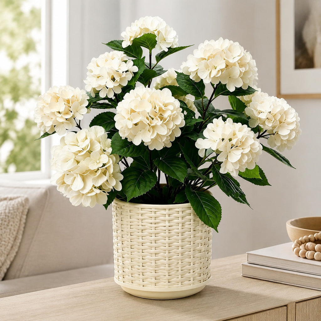 EVERIVELLE Artificial Hydrangea Floor Arrangement