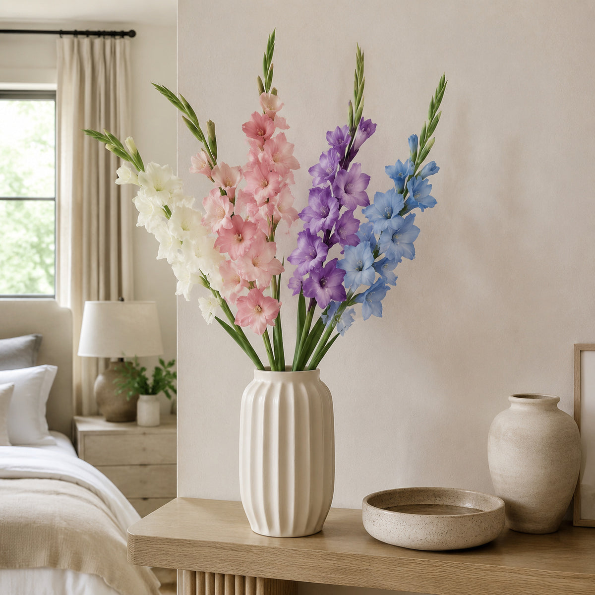 EVERIVELLE PU Artificial Gladiolus Stem