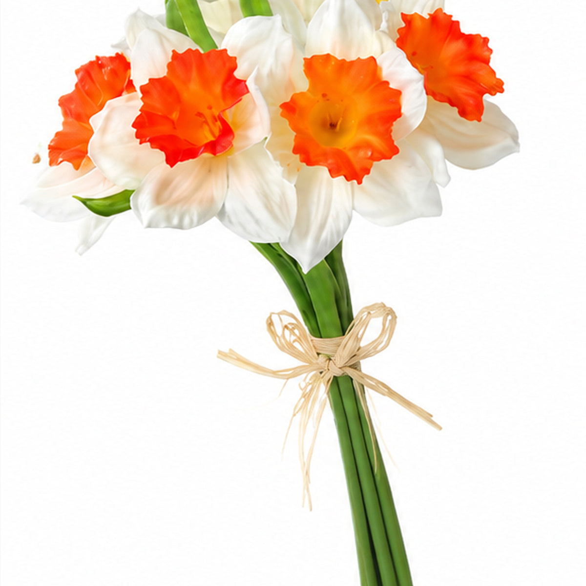 EVERIVELLE Artificial Soft-Touch Daffodil Bouquet