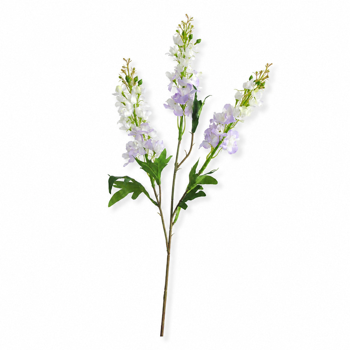 EVERIVELLE 29.9-Inch Three-Branch Artificial Delphinium Stem