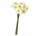 EVERIVELLE 15.7-Inch Three-Stem Artificial Daffodil Bouquet