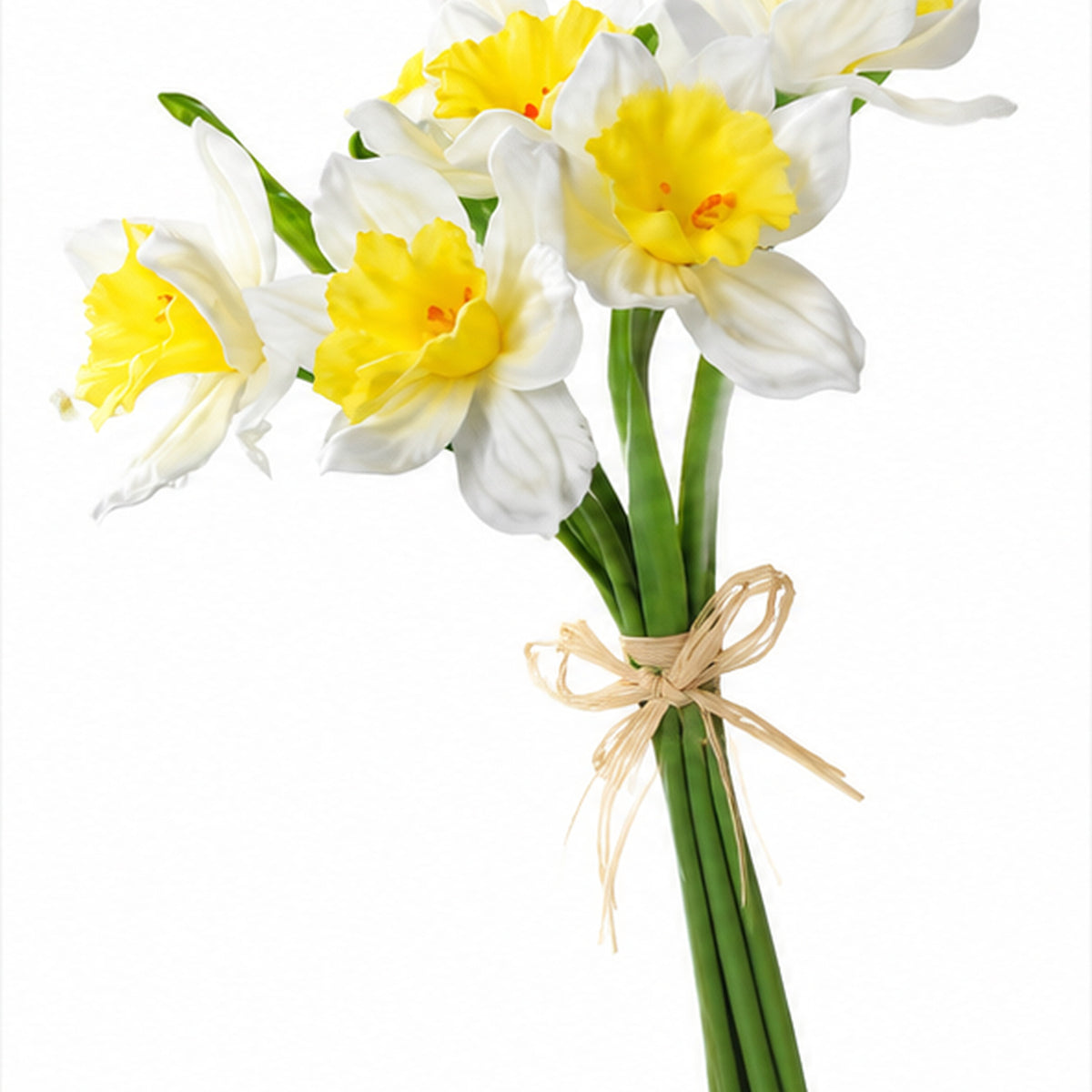 EVERIVELLE Artificial Soft-Touch Daffodil Bouquet